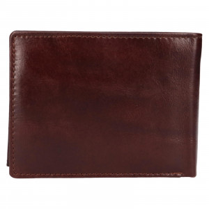 Pánská kožená peněženka Lagen Murel - hnědá