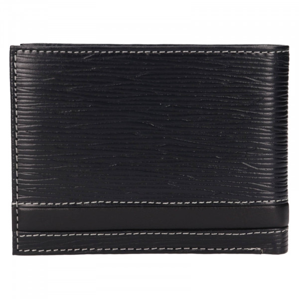 Pánská kožená peněženka Lagen Olsson - černá