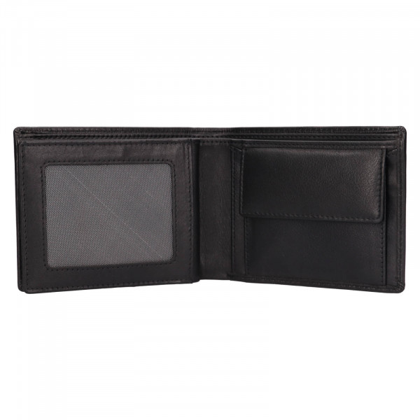 Pánská kožená peněženka Lagen Knut - černá