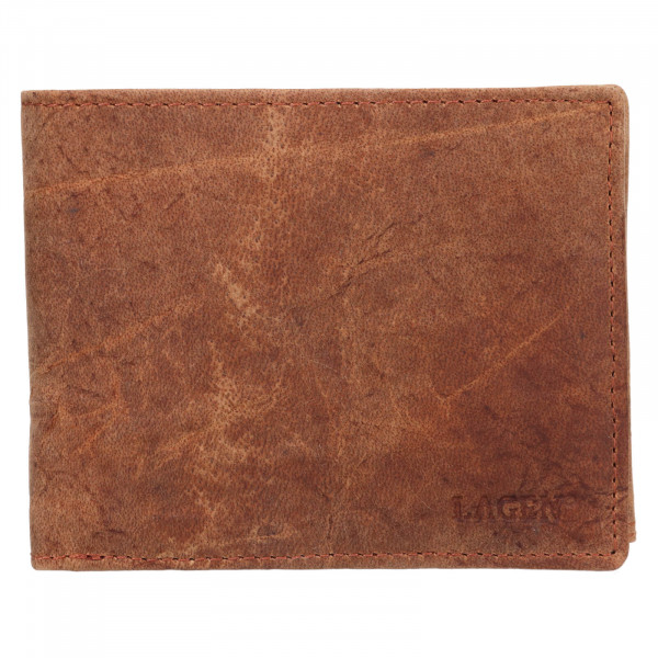 Pánská kožená peněženka Lagen Torsten - hnědá