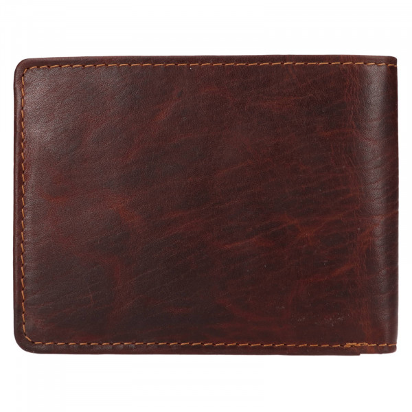 Pánská kožená peněženka Lagen Birger - hnědá