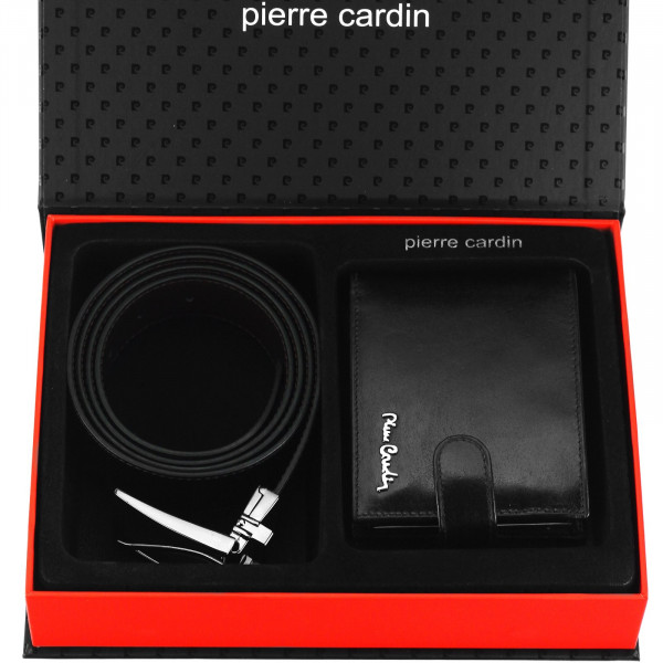 Luxusní pánská dárková sada Pierre Cardin Patrik - černá