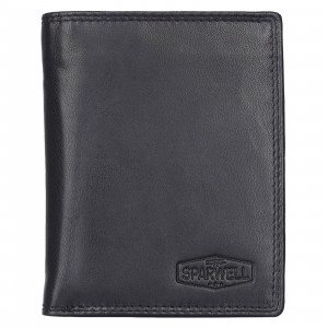 Pánská kožená peněženka Sparwell Sten - černá