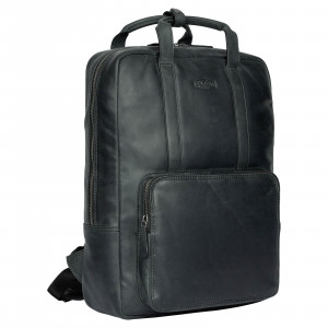 Kožený batoh Sparwell Denver - černá