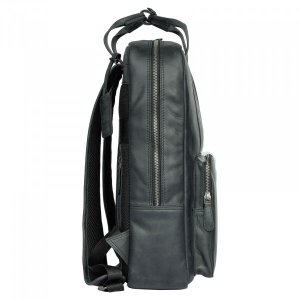 Kožený batoh Sparwell Denver - černá