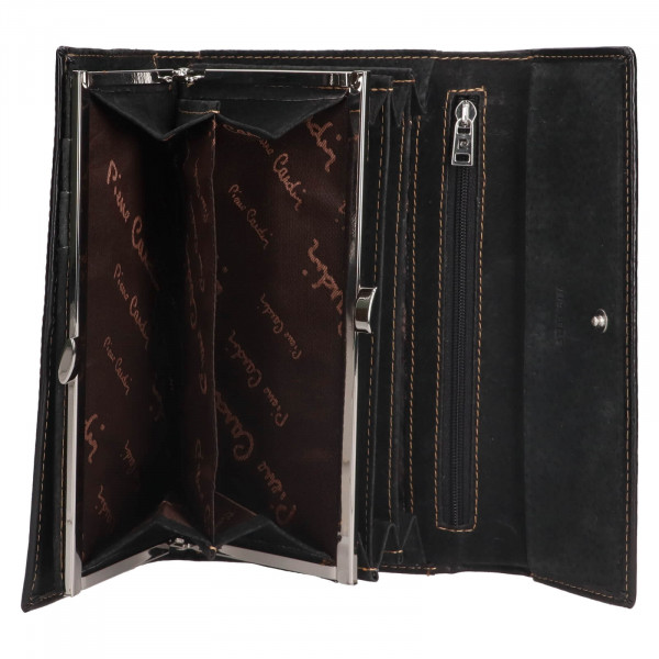 Dámská kožená peněženka Pierre Cardin Petta - černá