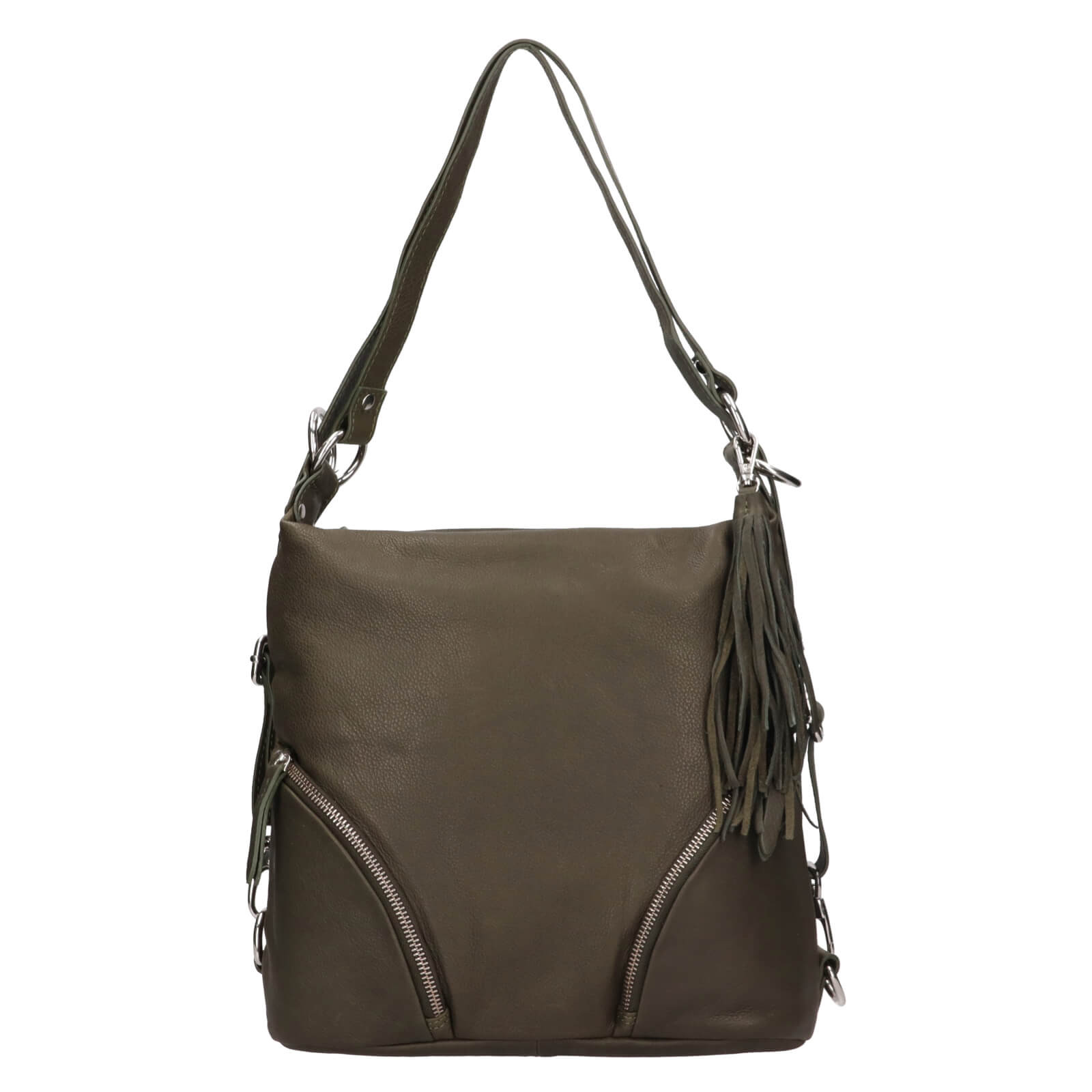 Dámská kožená batůžko-kabelka Trend Ariana - zelená