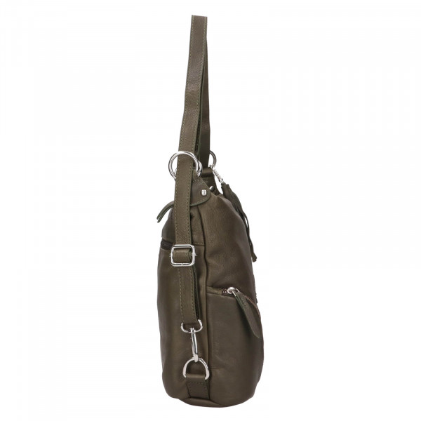 Dámská kožená batůžko-kabelka Trend Ariana - zelená