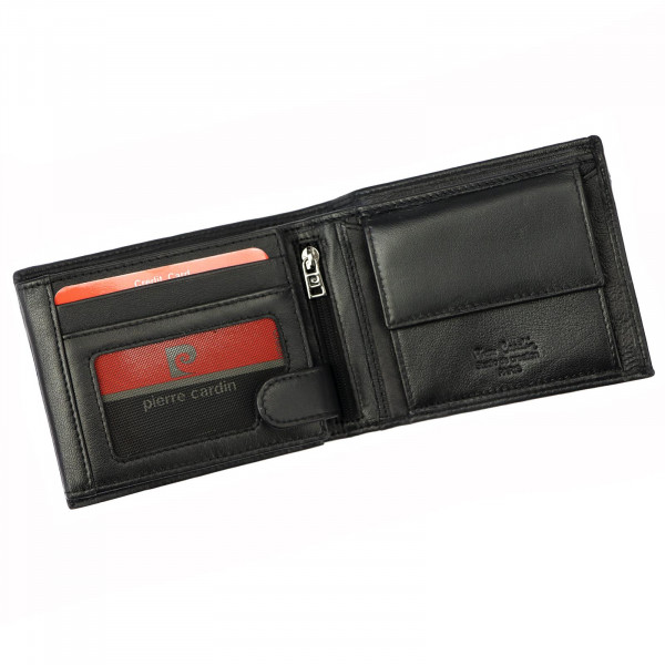 Pánská kožená peněženka Pierre Cardin Dimen - černá