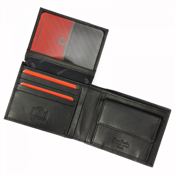 Pánská kožená peněženka Pierre Cardin Kamel - černá