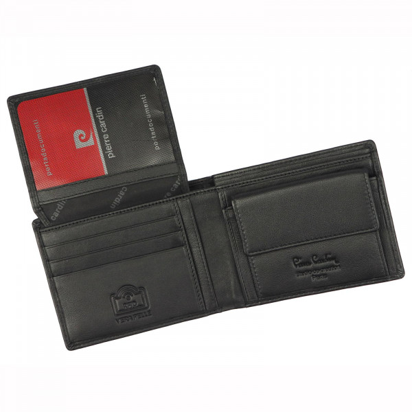 Pánská kožená peněženka Pierre Cardin Jaho - černá
