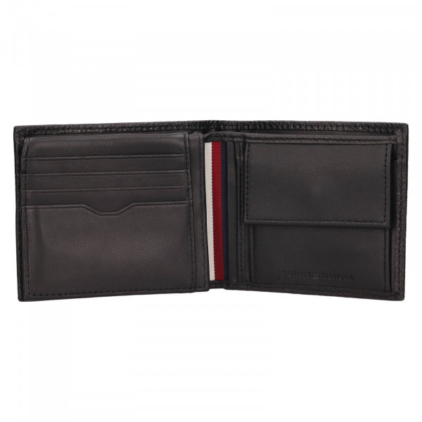 Pánská kožená peněženka Tommy Hilfiger Bardo - černá