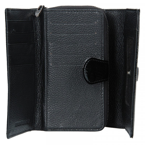 Dámská kožená peněženka Loren Sigma - černá