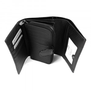 Dámská kožená peněženka Loren Stela - černá
