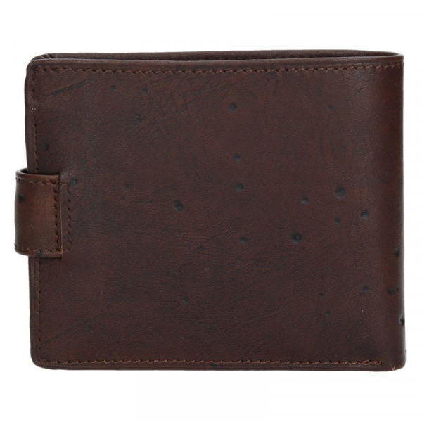 Pánská kožená peněženka Daag P05a - tmavě hnědá