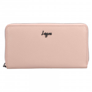 Dámská kožená peněženka Lagen Marge - růžová