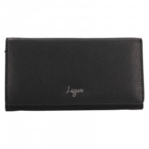 Dámská kožená peněženka Lagen Vivie - černá
