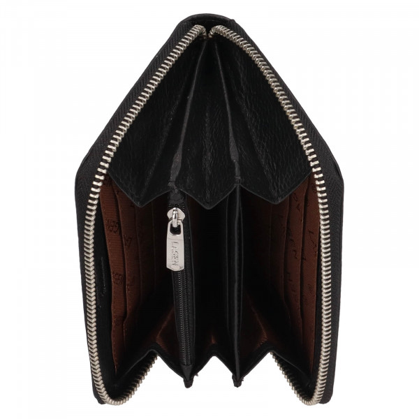 Dámská kožená peněženka Lagen Apolen - černá