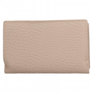 Malá dámská kožená peněženka Lagen Lorraine - béžovo-šedá
