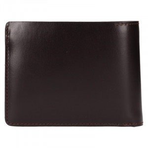 Pánská kožená peněženka Lagen Enzo - tmavě hnědá